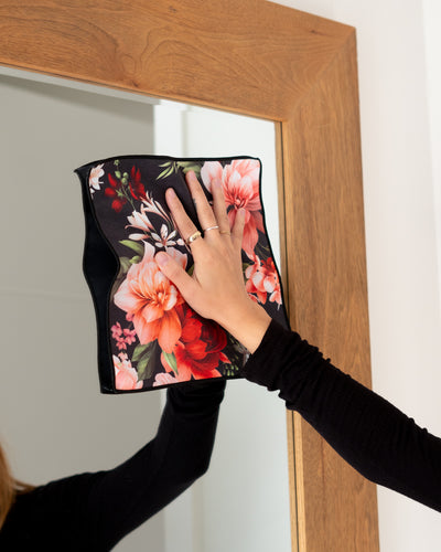 Linges de nettoyage Floral et Jardin de nuit | Ensemble de 4