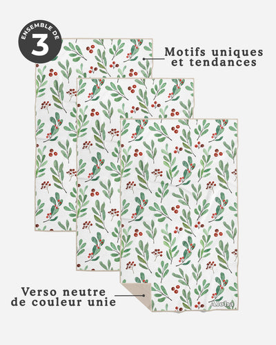 Linges à vaisselle Winter | Ensemble de 3