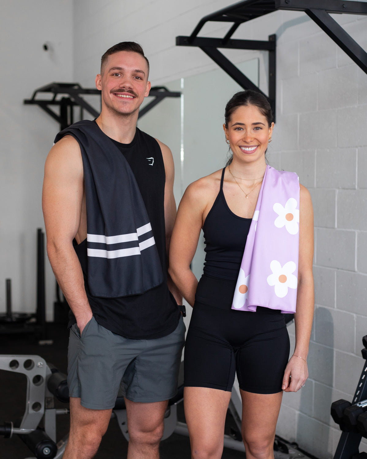 Serviettes de Gym Daisy | Ensemble de 2