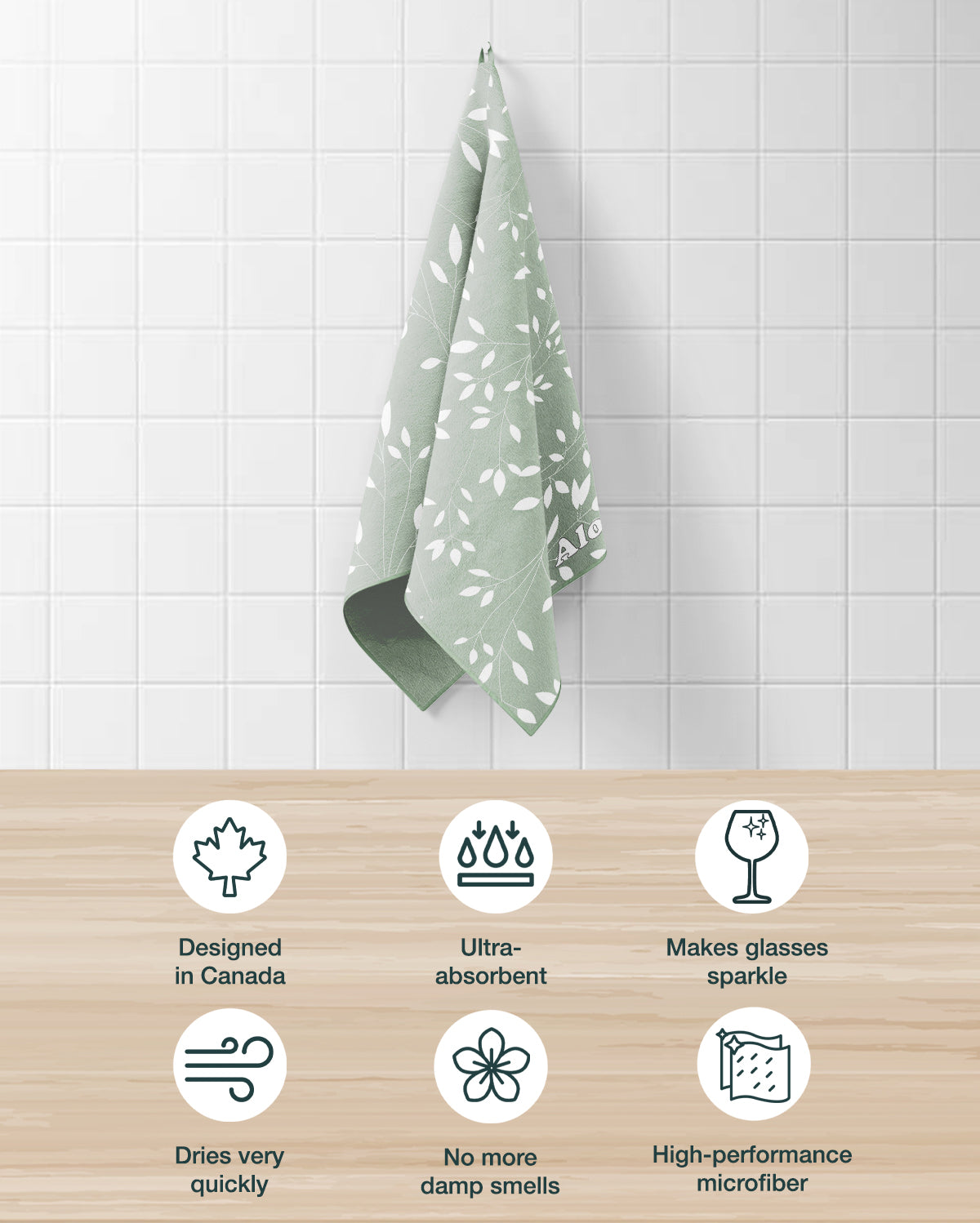 Kitchen Towels Botanic | Set of 3
