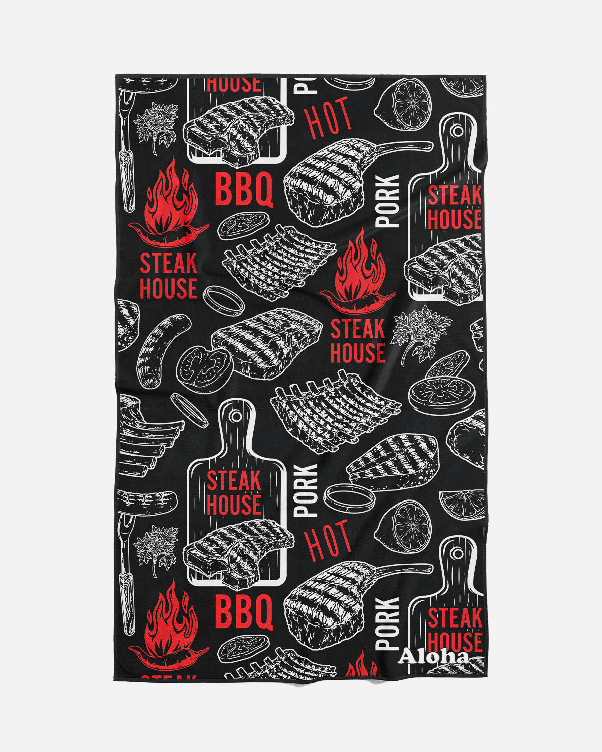 Linges à vaisselle BBQ | Ensemble de 3