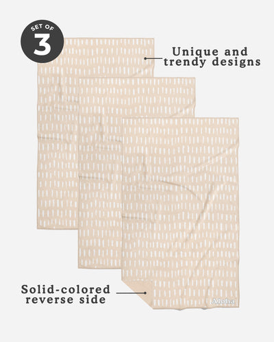 Kitchen Towels Latte | Set of 3