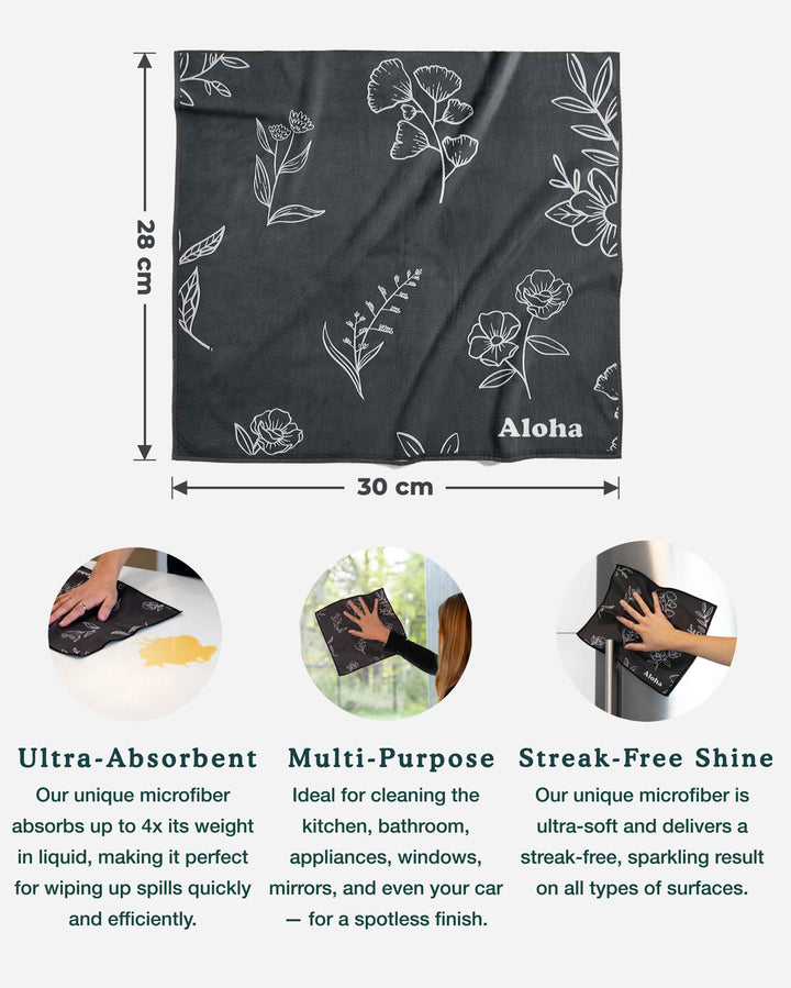 Garden and Ambition Reusable Paper Towels | 4-Pack – Aloha Towels