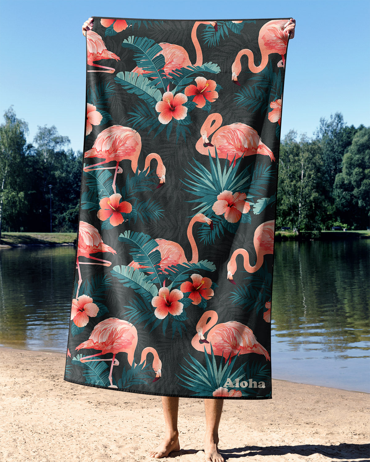 Matalan retail inc. flamingo bathing suit tropical